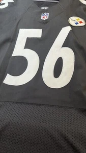 Nike Pittsburgh Steelers LaMarr Woodley 56Jersey Sewn NFL Onfield Size-48 - Picture 1 of 5