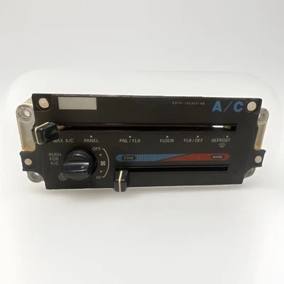 Calefacción aire acondicionado control de clima 1989-1992 Ford Bronco P/N E97H-19C925-AB OEM 89-92 Foto 1 de 4