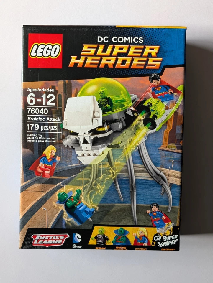 NEW & SEALED LEGO DC Comics Super Heroes: Brainiac Attack (76040) - Image 1 of 4