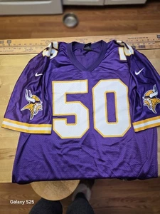 Nike Minnesota Vikings EHMAN Retro Trikot Größe L Throwback Lila - Bild 1 von 12