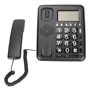 KX-T719CID Corded Phone Classical Big Button Hands Free Call Desk Phone With Hot - Zdjęcie 1 z 22