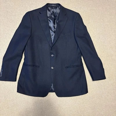 Ralph Lauren Mens 41R Navy Blue 100% Wool Blazer Sport Coat Suit Jacket - image 1 of 4