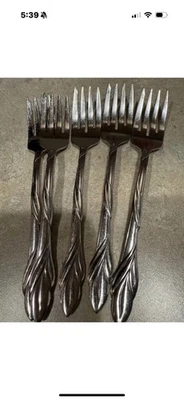 Tenedor para ensaladas de acero inoxidable Oneida Eden vendido individualmente  Foto 1 de 3