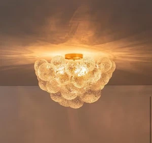 Ceiling Light Chandelier Modern Kitchen Lights Ceiling Flush Mount Glass Bubble - Picture 1 of 11
