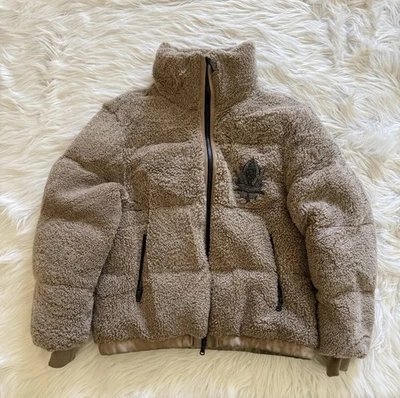 Jaqueta acolchoada Brunello Cucinelli Teddy Shearling cristal Swarovski cashmere 36 - Imagem 1 de 4