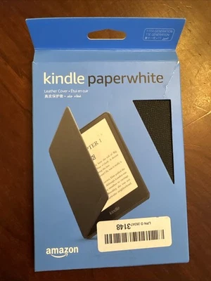 Funda de cuero Kindle Paperwhite 11ª generación 53-026782 - negra Foto 1 de 4