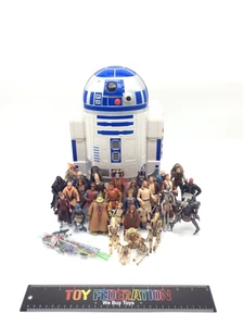 Hasbro Star Wars Episode 1 34 Actionfiguren Set mit R2-D2 Tragetasche/Spielset - Bild 1 von 12