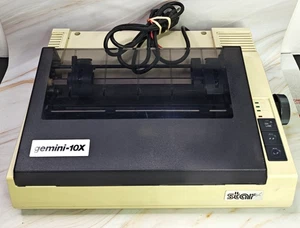 Star Micronics Gemini 10X Dot Matrix Printer Vintage Apple Atari C64 IBM AS-IS - Picture 1 of 8