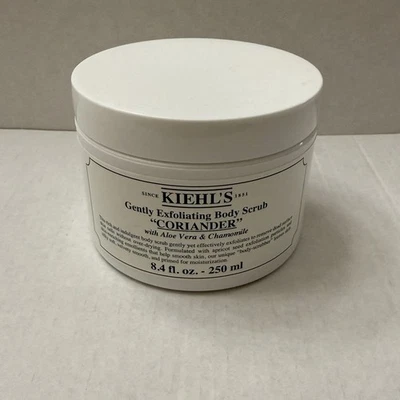 KIEHL'S Exfoliating Body Scrub -CORIANDER- ALOE VERA & CHAMOMILE 8.4 FL. OZ  NEW - Image 1 of 2