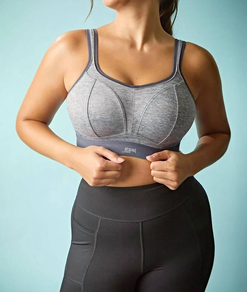 Sujetador deportivo Panache sin aros carbón jaspeado Foto 1 de 1