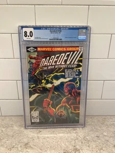 Daredevil # 168 CGC 8.0 (Marvel, 1981) 1ª aparición Elektra - Imagen 1 de 3