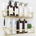 Shower Caddy Large - Adhesive Shower Organizer, Stainless Steel Shower Shelf for