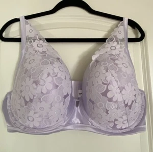 Aerie Show Off Plunge Push Up BH 42DD Lila NEU - Bild 1 von 3