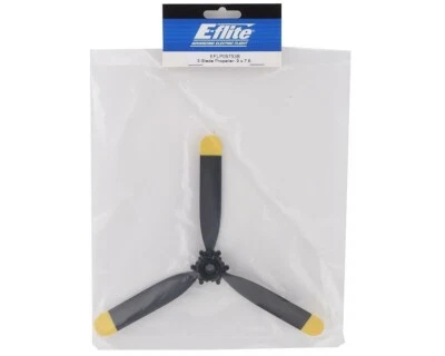 E-flite EFlite 9x7.5 Three 3 Blade Prop Propeller Corsair T-28 Trojan EFLP09753B - Image 1 of 3
