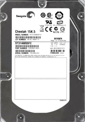 FESTPLATTE SEAGATE CHEETAH 15K.5 ST3146855FC 146GB 15000U/min 16MB FC 3.5" Zoll - Bild 1 von 3