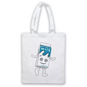 BLUR MILK CARTON COFFEE AND TV BRITPOP BAND VIDEO TOTE BAG LIFE SHOPPER - Picture 1 of 11