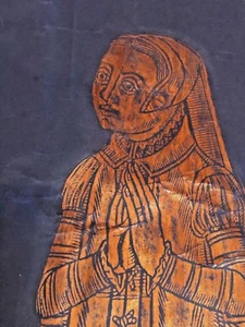 English Brass Rubbing From Churches in England. Number 4 - Picture 1 of 4