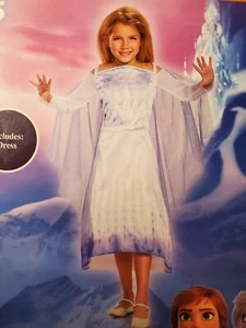Nuevo con etiquetas Disney Frozen Elsa Disfraz Niño Disfraz Niñas Vestido Mediano 8-10 - Imagen 1 de 2