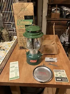 Coleman Lantern 220F 195 Vintage 1966 Original In Box 8/66 Amazing Condition! - Picture 1 of 24