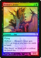 Demon's Jester FOIL Dissension NM Black Common MAGIC GATHERING CARD ABUGames