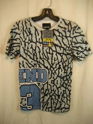 NWT Boys Chams Gray Graphic Crew Neck T-shirt sz SM(8) - Image 1 of 3