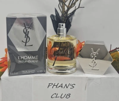 Yves Saint Laurent L'HOMME 3.3oz EDT Woody Floral Musk Perfume (Damage Box) - Image 1 of 4
