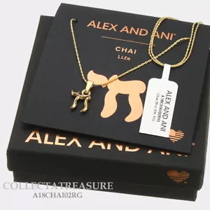 "Auténtico COLLAR Expandible Oro Rafaeliano 28" Alex and Ani Chai - Imagen 1 de 1
