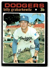 1971 Topps Baseball Billy Grabarkewitz Los Angeles Dodgers #85