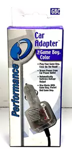 Nintendo Game Boy, Game Boy Color, Game Boy Pocket Performance Car Adapter NEW - Picture 1 of 5