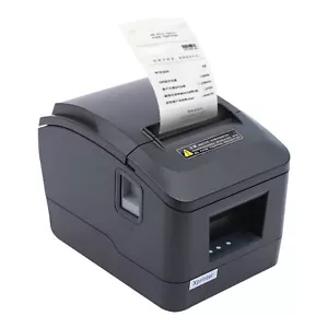 Mini Thermobondrucker POS Kassenbon Drucker Bondrucker Belegdrucker 80mm USB - Bild 1 von 11