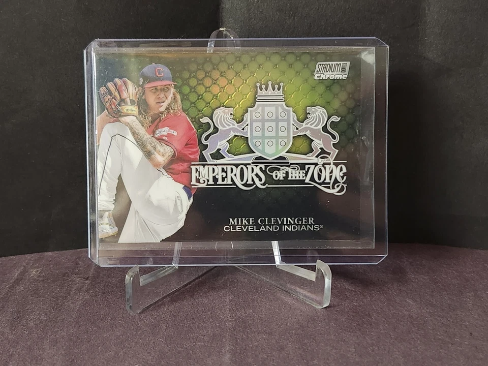 2020 Stadium Club Chrome Emperors Of The Zone #EOZ6 Mike Clevinger - Image 1 of 2