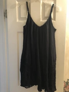  NWT Robin Piccone  Danielle  Lace Edge Short Cover Up Dress size L $138 - Picture 1 of 6