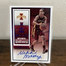 2015-16 Panini Contenders Draft Picks Ticket Blue Foil Nikki Moody #194 Auto