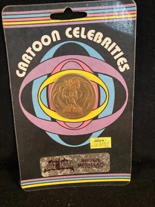 VINTAGE Cartoon Prominente 1987 Batman Bronze Medaillon DC Comics - Bild 1 von 1