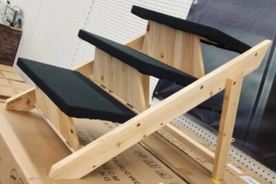 Tall Large 2-in-1 Wooden Folding Dog Ramp Or Pet Stairs/Steps Non-Slip Surface - Image 1 of 4