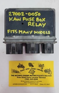 Kawasaki Vulcan Ninja Concours Versys Fuse Box Relay 27002-0007 27002-0050 OEM - Picture 1 of 6