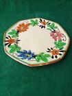 Vintage Hand Painted Floral Leaves Plate 8" Falco Japan