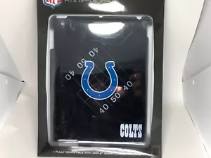NFL Indianapolis Colts Protective Hardshell back cover for iPad 2 3 4 Black new - Picture 1 of 1