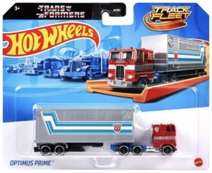 HOT WHEELS TRANSFORMERS OPTIMUS PRIME TRACK FLEET - Picture 1 of 5