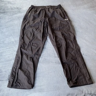REI Women’s Ankle Zip Drawstring Black Nylon Windbreaker Pants XL - Image 1 of 4
