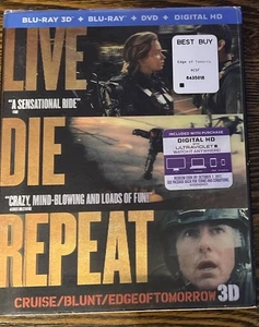 Live Die Repeat: Edge of Tomorrow (Blu-ray, 2014) - Picture 1 of 1