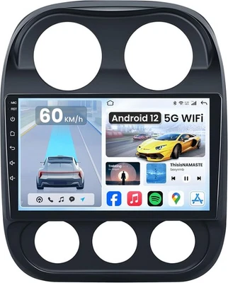 Car Stereo for Jeep Patriot Compass 2010-2016 Android 10'' Touchscreen 2GB+32GB Foto 1 de 4