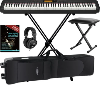 Casio CDP-S360 E-Piano Schwarz Stage-Piano Deluxe Set 88 Tasten Zubehör Ständer - Bild 1 von 4