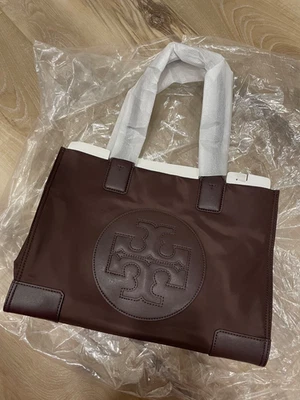 MWT Tory Burch Ella Mini Tote Bag Tempranillo Color - Image 1 of 4
