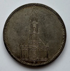 Deutsches Reich 1935 5 Fünf Reichsmark Münze Taler Garnisonkirche Potsdam A - Bild 1 von 3