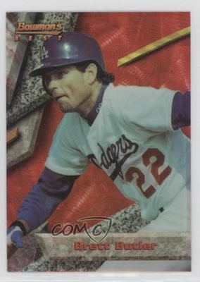 1994 Bowman's Best Red Refractor Brett Butler #48 - Image 1 of 2