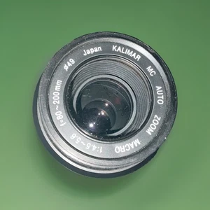 Vintage Kalimar Lens MC Macro Auto Zoom 80 - 200mm 1: 4.5- 5.6 - Picture 1 of 6