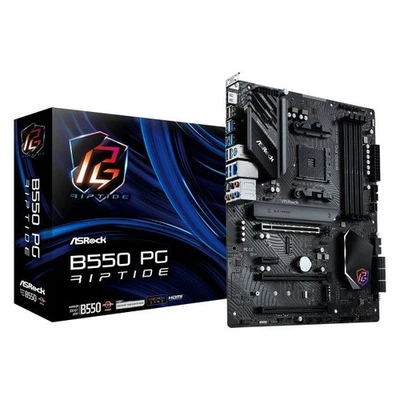4852117 Asrock B550 Pg Riptide Amd B550 - Immagine 1 di 4