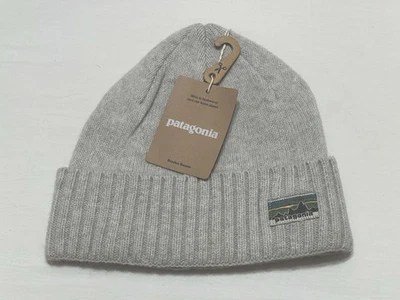 LAST ONE! New Patagonia Brodeo Beanie OG Legacy Label Crisp Grey $49 MSRP - Image 1 of 2
