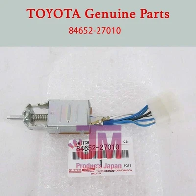 OEM Toyota LAND CRUISER 1977-84 Windshield Wiper Switch Assy 84652-27010 Genuine - Image 1 of 3